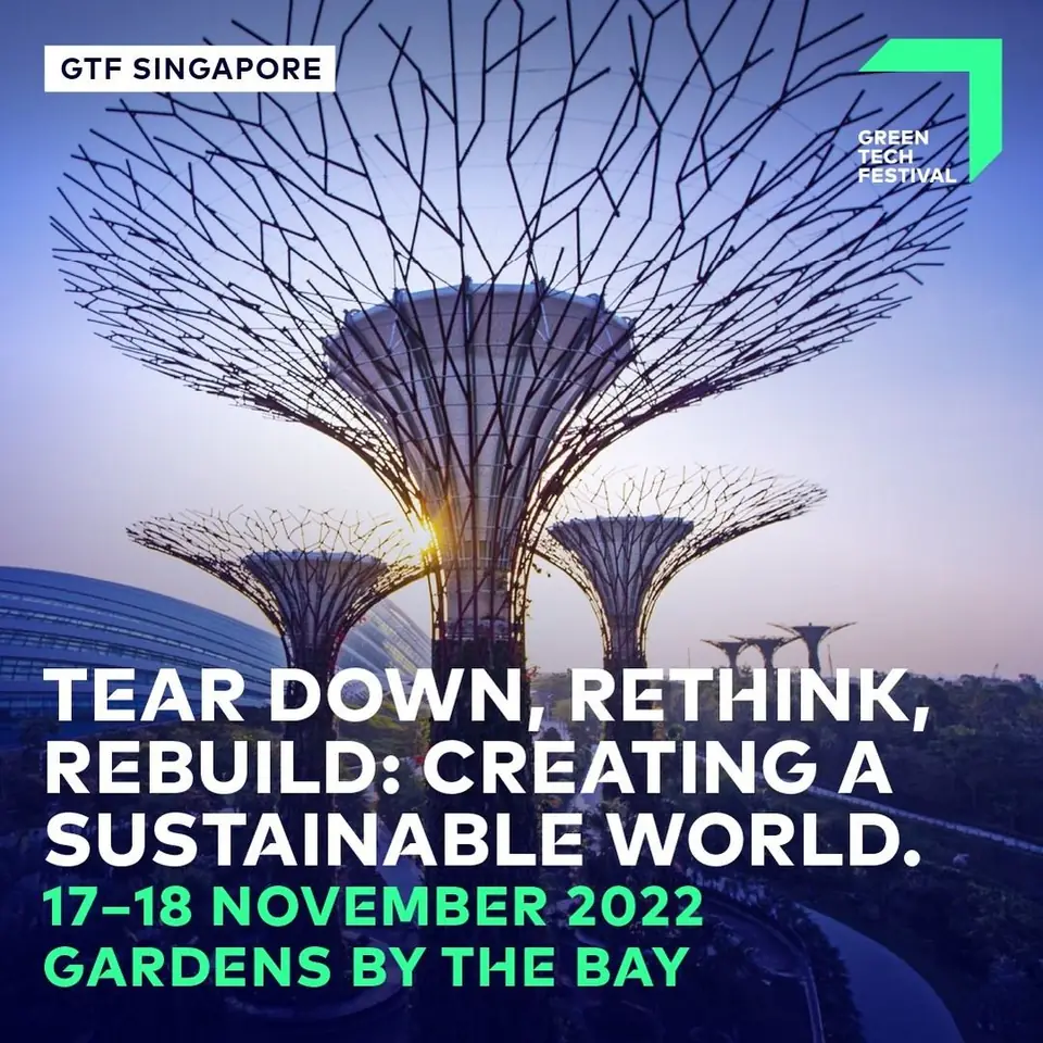 The GTF Singapore poster: 17–18 November 2022, Gardens by the Bay