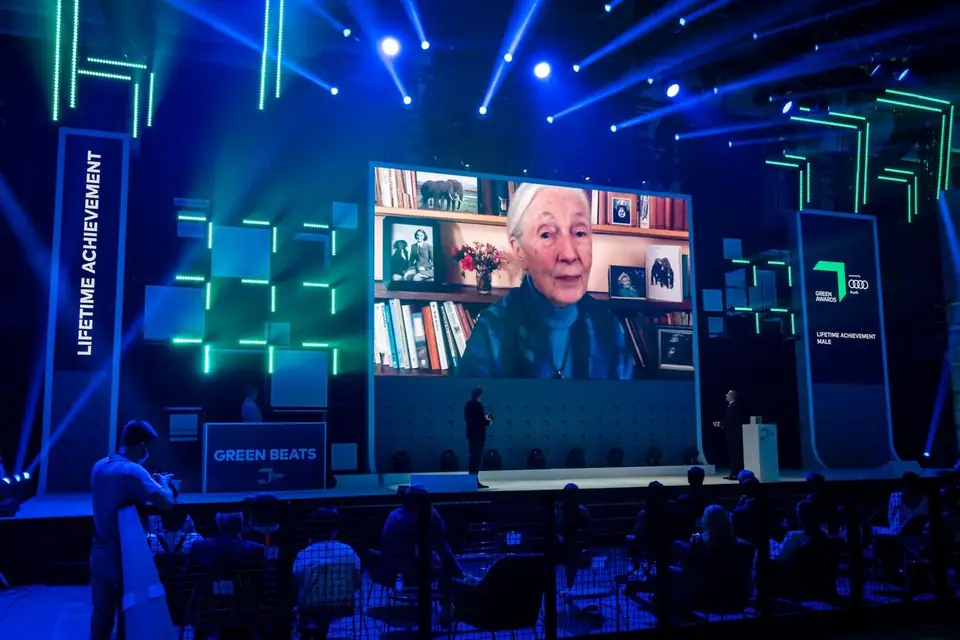A Lifetime Achievement honoree joining by video